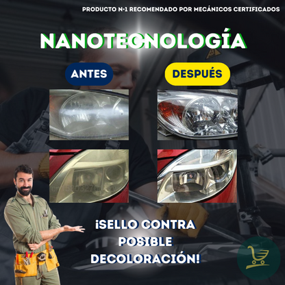 HEADLUX ™ - LÍQUIDO PULIDOR DE FAROS AUTOS