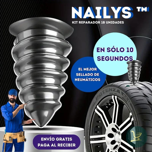 NAILYS ™ - KIT CLAVOS REPARA NEUMÁTICOS